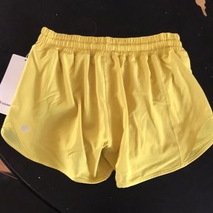 BRAND NEW with tags! Yellow Hotty hot lulu shorts.